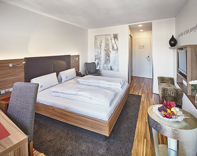 Großzügiges Standard-Doppelzimmer mit moderner Ausstattung